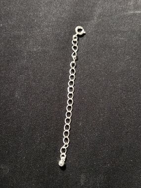 Silver Extension Chain Necklace Or Bracelet
